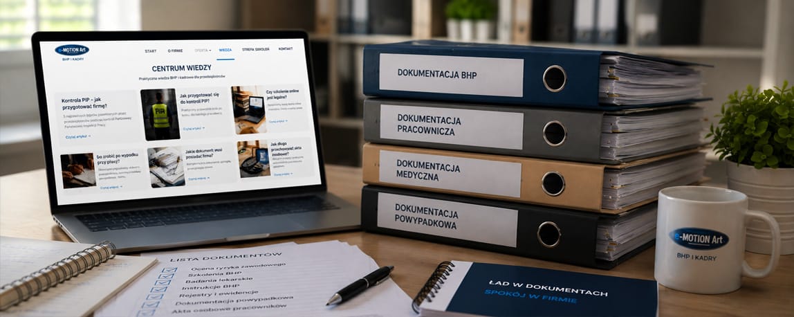 jakie dokumenty bhp i kadrowe w firmie